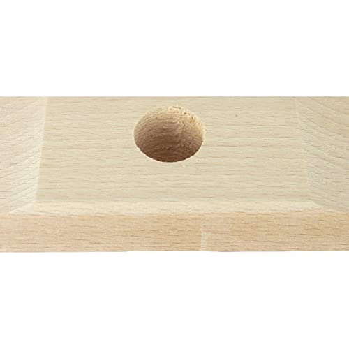 Besen Saalbesen Mischhaar-Borsten Sattelholz mit Stielloch 40 cm – Bild 3