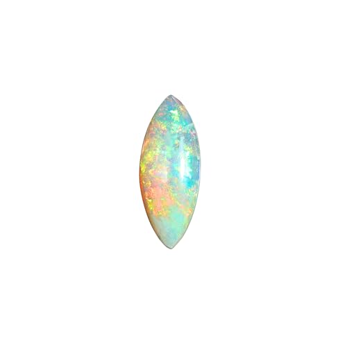 Opale blanche éthiopienne marquise pour créer votre bague personnalisée et unique EPW-655