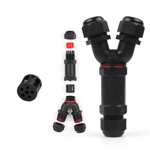 Connecteur IP68 type Y M25 étanche à 5 broches pour dérivation