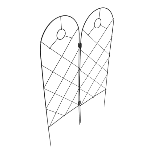 Toddmomy 2stücke Tragbare Eisenrankhilfen Für Kletterpflanzen Stabile Pflanzenstützen Für Garten Und Topfpflanzen Für Weinreben Rosen Und Erbsen