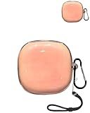 Schutzhülle für SHOKZ OpenFit 2/2+ Ohrhörer, yystao TPU-hülle kompatibel mit SHOKZ OpenFit 2+, mit Umhängeband, staubdicht, stoßfest und langlebig, Orange