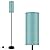BoostArea Floor Lamps for Living Room, Modern Green Floor Lamp, LED Corner Floor Lamp with Linen LampShade, Standing Lamp for Bedroom/Office/Study Room/Farmhouse(Bulb Not Included)