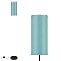 BoostArea Floor Lamps for Living Room, Modern Green Floor Lamp, LED Corner Floor Lamp with Linen LampShade, Standing Lamp for Bedroom/Office/Study Room/Farmhouse(Bulb Not Included)