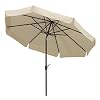 Schneider Parasol Orlando, natuur, 270 cm rond, frame aluminium, bespanning polyester, 5,7 kg