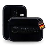 MEDUNA Premium Seifendose 2X - 10x7x3,5cm nachhaltige & hygienische Seifenbox für Feste Seifen -...