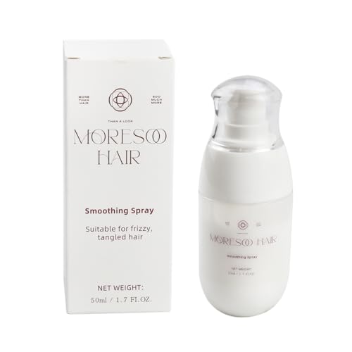 Image of Moresoo Smoothing Spray Suitable for All Hair Types Detangling Spray Conditioning Sprays and Detanglers 1.7 Fl Oz 50ml Softener for Easy Combing and Styling Adds Luster Ideal for Salon and Home Use