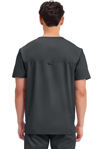 Cherokee Scrub for Men's Tuckable V-Neck Top with 1 Chest Pocket, Pen Slot, Ultra Soft, Durable, 2-Way Stretch Fabric- WW690
