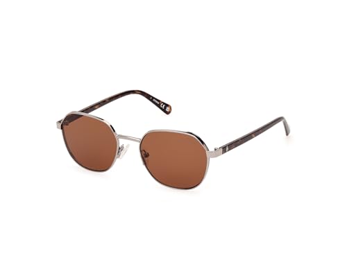 GUESS MARCOLIN Gu00116 Lunettes pour homme Shiny Gunmetal Taille unique