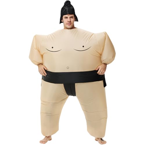 Inflatable Sumo Wrestling Suits, Sumo Costume Adult, Blow up Costume, Inflatable Halloween Costumes for Men/Women2