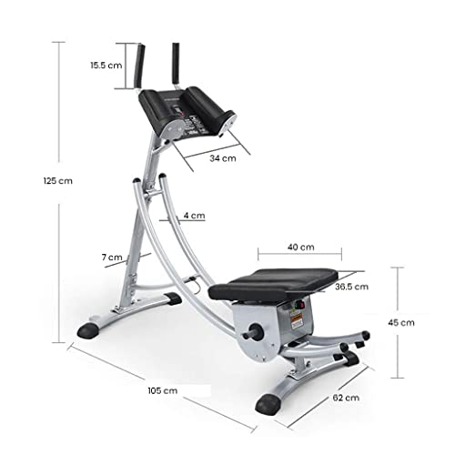 Image of Dolphy Abdominal Coaster Fitness Equipment, Workout Machine Ab Exerciser for Home Use, Black