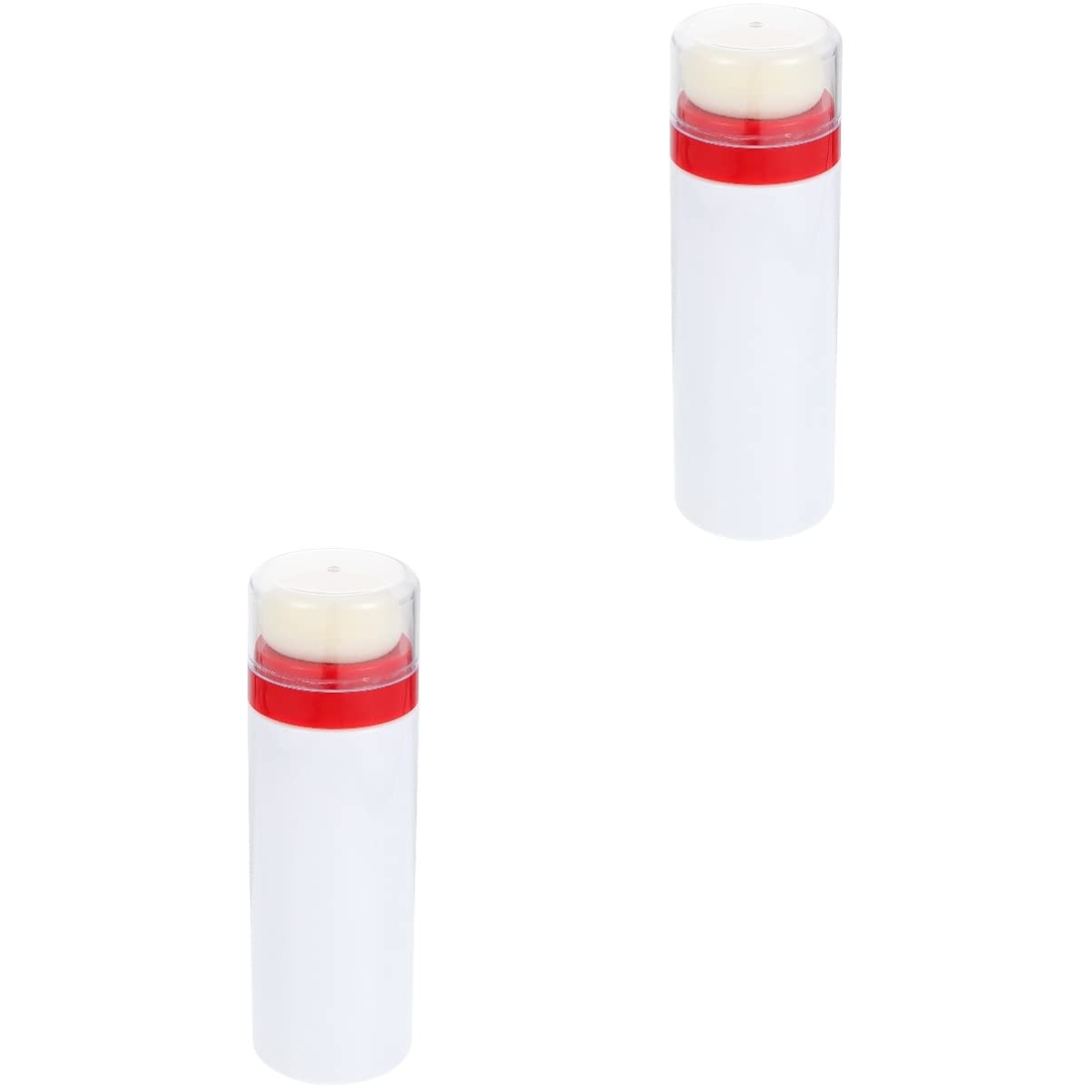 KALLORY 2pcs Portable Puff Applicator Bottle Talcum Powder Holder Present for Boys and Girls