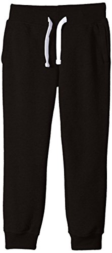 Southpole Little Boys' Active Basic Jogger Fleece Pants, Black, Medium