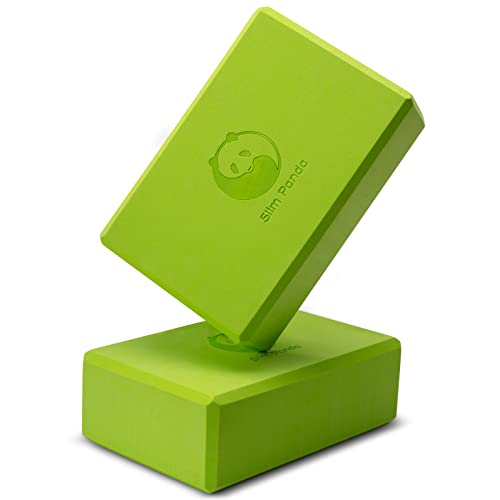 Slim Panda Yoga Blocks Set of 2 & Bag