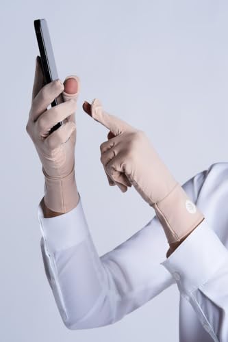 Image of Convertible Fingertip UV Sun Gloves - UPF 50+ Sun Protection - Fuji