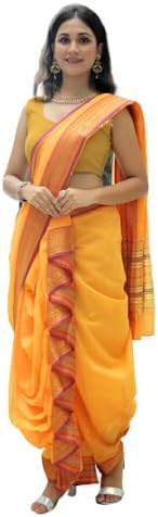 Aradhana Fashion Pvt Ltd Women's Woven Cotton Saree Without Blouse Piece