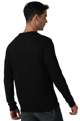 Image of Van Heusen Men Round Neck Cotton Sweatshirt
