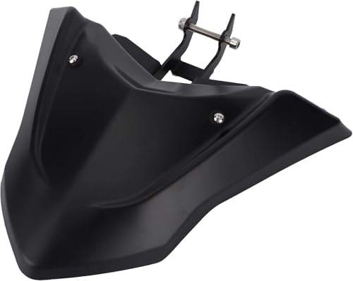 Garde-boue avant moto anti-projections ABS noir mat compatible Tenere 700 avec support