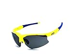  OSSAT Gafas de Sol Deportivas Polarizadas Elegear livianas con Proteccion UV400 TR90 Irrompible para Hombres y Mujeres Ciclismo Correr Pesca Golf（Amarillo）