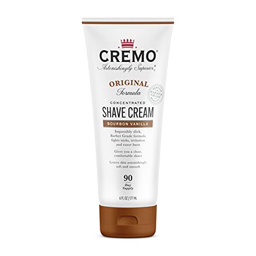 Cremo Concentrated Shave Cream -Bourbon Full Size 6 fl. oz.-Made in the USA
