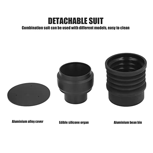 Grinder Single Dose 356 G Silikon Blowing Bean Bin Coffee Grinder Single Doser Advanced mit Silicon Balg Black Color Replacement für ECM