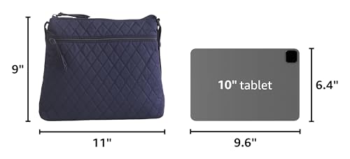 Image of Vera Bradley Women's Premium Cotton Original Zip Hipster Crossbody Bag