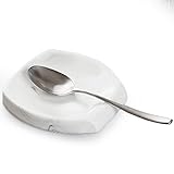 Getstar Ceramic Spoon Rest for Stove Top, Large Spoon Holder for Kitchen Counter, Dishwasher Safe, M