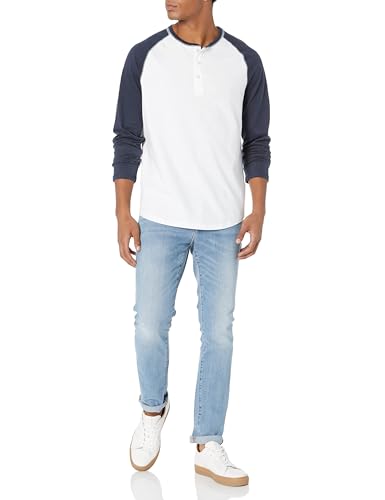 Image of Amazon Essentials Men's Long-Sleeve Henley Shirt