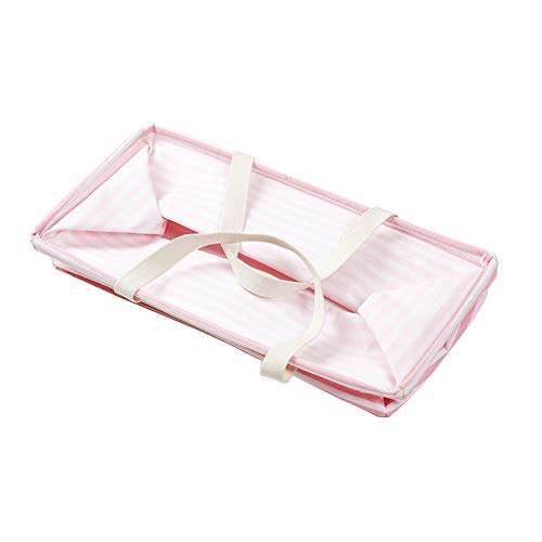 Llarug 46L Canvas Collapsible Utility Tote Bag,Oversized Beach Bag,Reusable Grocery Shopping Bag,Large Carry Bag,Laundry Basket (Pink,1Pc) #TOP6