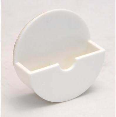 White Self Adhesive Plug Holder