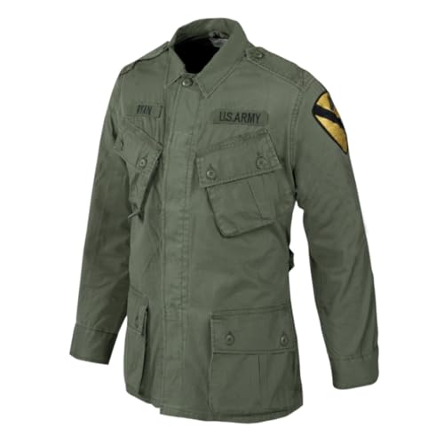 Mil-Tec US Olive Green Tropical/Jungle Jacket - Vietnam Era2