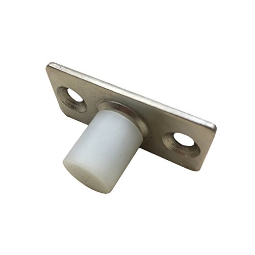 2 Piece Sliding Barn Door Roller Guide, Nylon Guide Wheels Floor Rail Roller Flexible Heavy Duty Metal Hardware for Home Door Cabinets