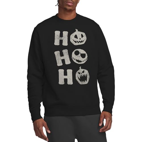 Sweat Nightmare Before Christmas Disney pull-over mixte noir pour fan pop culture