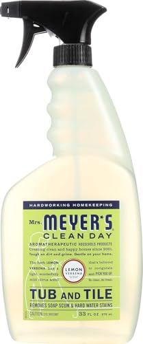 MRS. MEYER'S CLEAN DAY Tub and Tile Cleaner, Lemon Verbena 33 Fluid Ounce