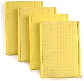 Sponge Cover for Carbon Electrode for Electrotherapy Device 7cm x 8cm, Set of (4 PCS)
