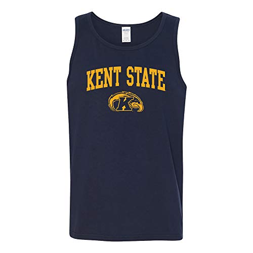 AT03 - Kent State Golden Flashes Arch Logo Tank Top - Large - Navy