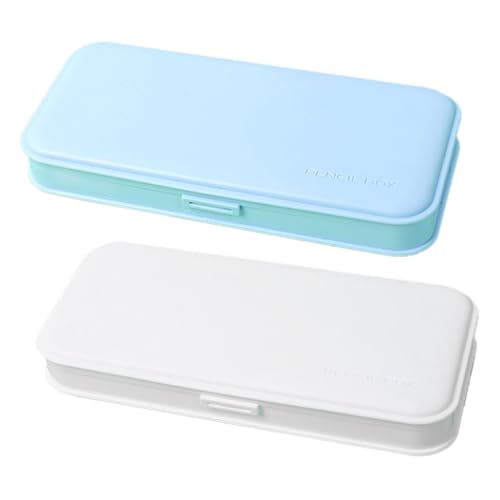 1 Set Scatola Per Cancelleria Astuccio Per Matite Borsa Per Riporre Per Multifunzionale Per Penne Contenitore Per 2 pezzi