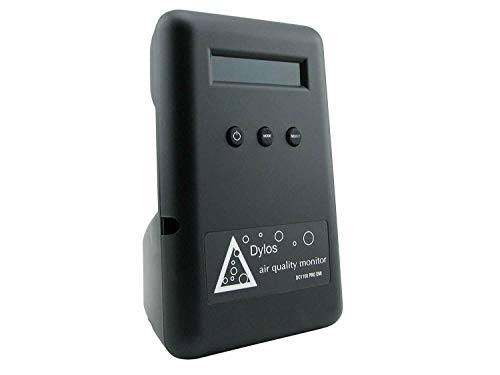 Dylos DC1100 Pro EMI Air Quality Monitor for Air Purifier, Indoor Air Quality Monitor, Dylos Particle Counter, Digital LCD Display, Three History Viewing Options,Multiple Modes.