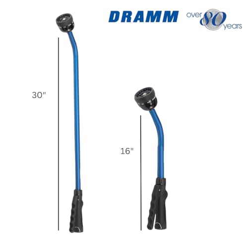 Dramm Touch-N-Flow Rain Wand – 30” Long, Yellow – Full Watering Flow with Trigger-Style Shut-Off Valve & Lock – High-Flow, Gentle Spray for Gardens, Hanging Baskets & Flowerbeds - Thumbnail 5