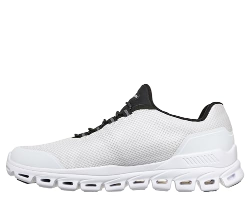 Skechers Herren Glide-Step Noltek, Weiß/Schwarz, 10 – Ansicht 5