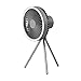 Ventilatore da Campeggio Taruor 2 in 1 Ventilatore da Campeggio Ventilatore USB Silenzioso Lampada da Campeggio 7 Pollici Ventilatore Portatile 3 velocità e Luminosità