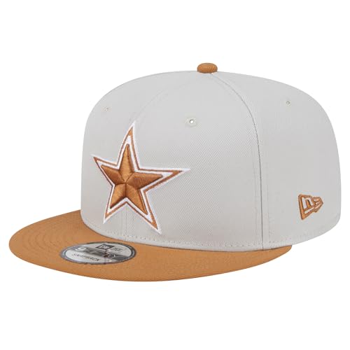 Casquette snapback 9FIFTY New Era NFL bicolore stone ajustable sans serrer la tête