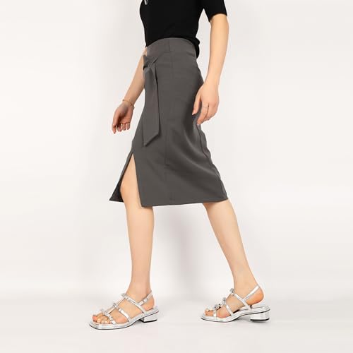 Zamikoo Womens Chunky Block Low Heel Sandals Square Toe Heels Strappy Summer Heeled Sandals Elastic Rhinestone Bow Sandals Cute Casual Dress Shoes 1.2 Inch4