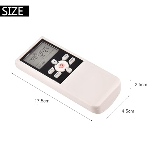 Image of AC Remote Control Suitable for Videocon, Voltas, Midea, Kenstar & Bluestar AC | 55 AC Remote Control - Please Match Every Button with Your Old Remote (VCON-55)