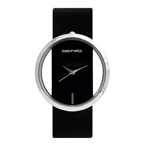 Image of Joker & Witch Faux Leather Minimal Transparent Dial Pu Analogue Watch For Women