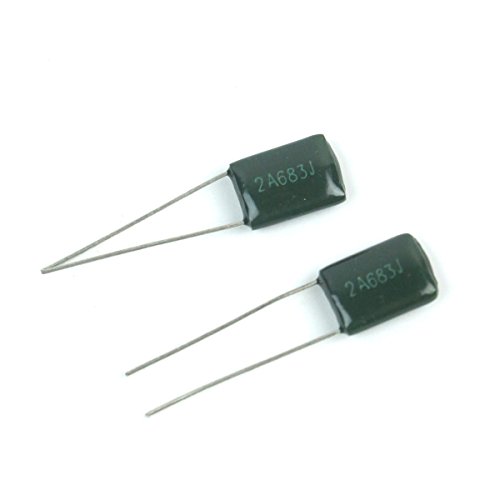 2 Pics polyester film Tone Capacitors .068uf 100v 2A683J For Guitar/Bass/Amp,Green
