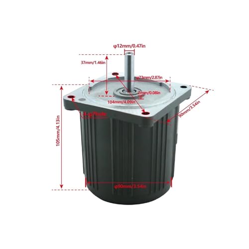 Moteur à induction 5IK40 40W anti-surchauffe pour mini machine outil - 7