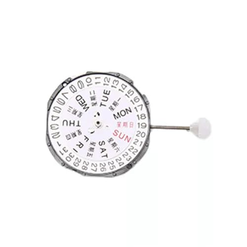 SL28 Three Hands Quartz Movement Date Watch Wristwatch Parts Repair or-Size