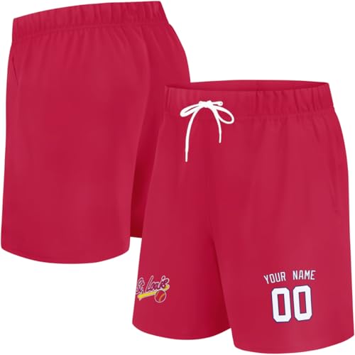 Image of ANTKING Swim Trunks Custom Name Number Beach Shorts for Men Youth Gifts