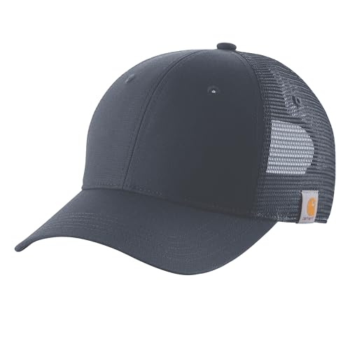 Carhartt Canvas Mesh-Back Cap, Gorra para Unisex Adulto, Navy, Talla única