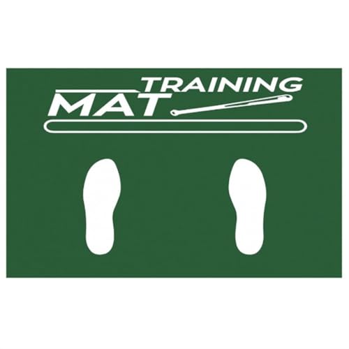 Cutdred 野球練習マット 野球バッターマット 野球マット 野球およびソフトボールのバッタースタンストレーニングマット 投球練習 打撃姿勢トレーニングマット トスイングや投球練習 滑り止め 自宅 室内 屋外用 学童 少年 大人 野球用品 (60*90c